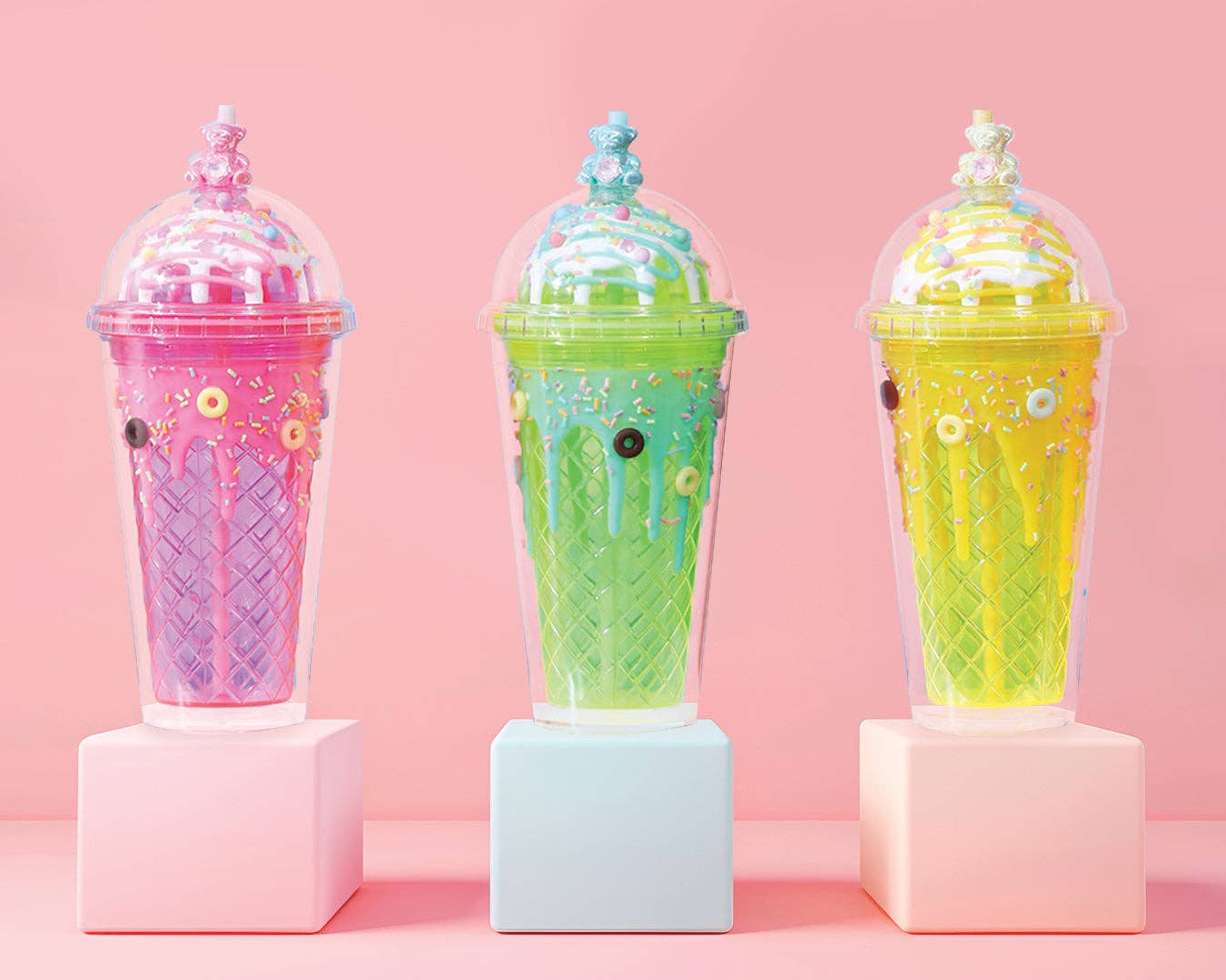 Gummy Bear Scoop Tumbler -Pink