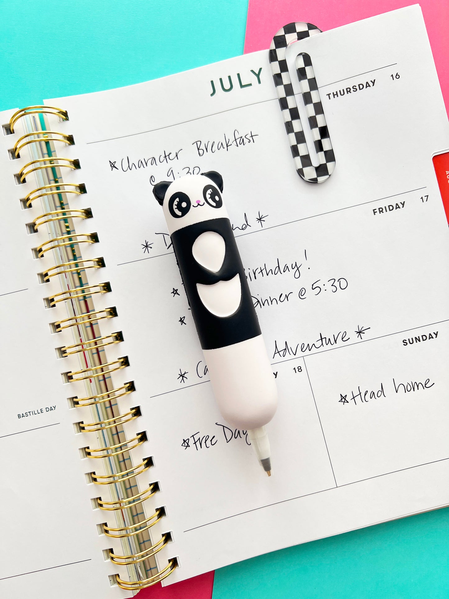 Jumbo Acrylic Paper Clip
