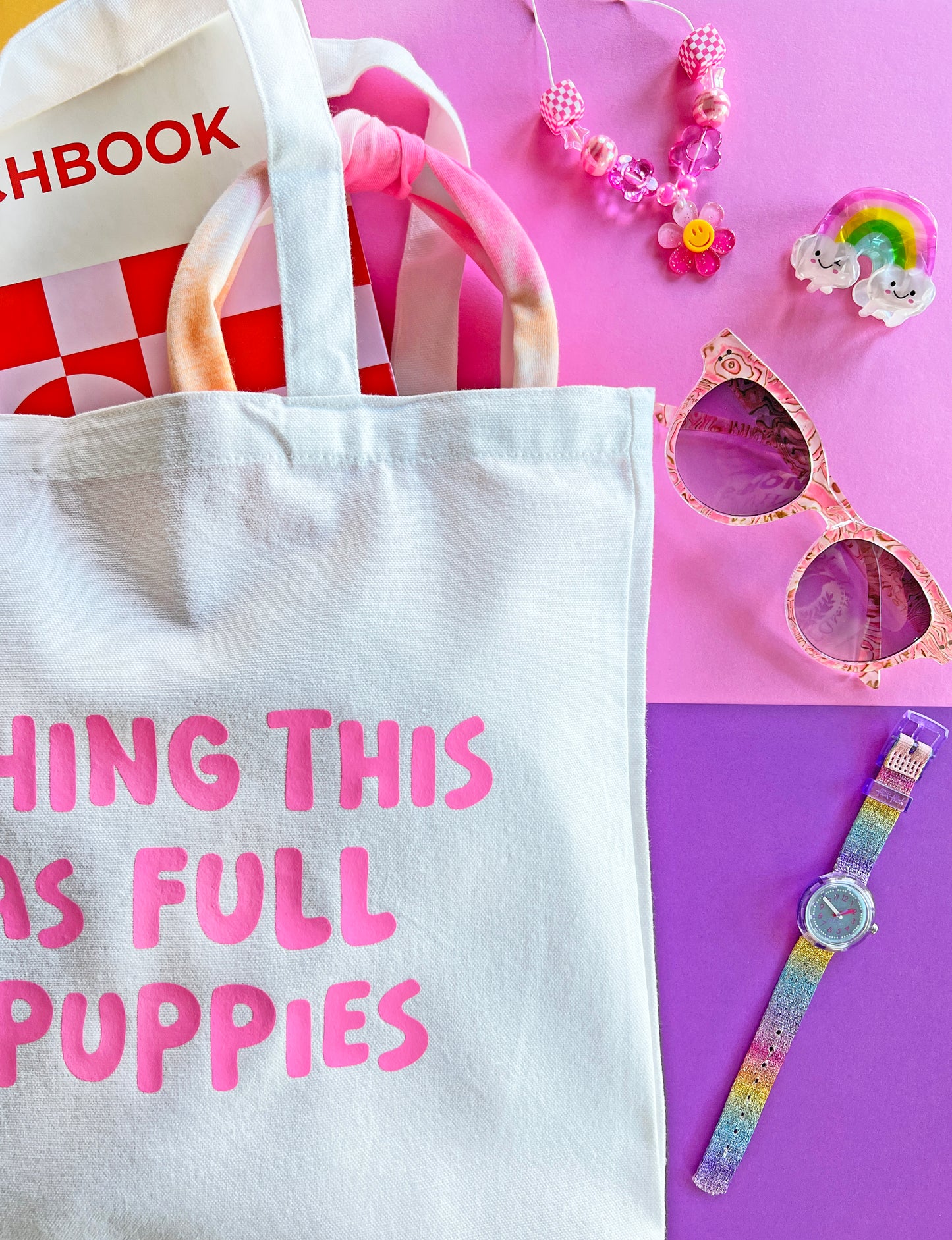 Wishing This Was Full of Puppies Tote Bag