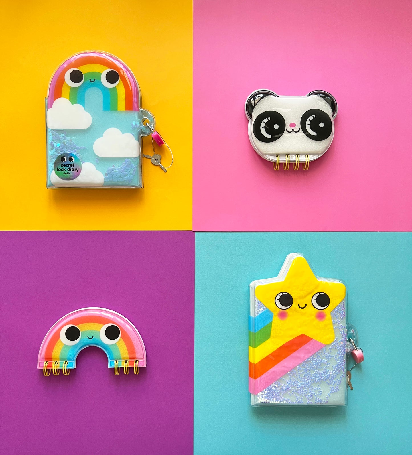Kawaii Panda A6 Jelly Notebook | Novelty Stationery
