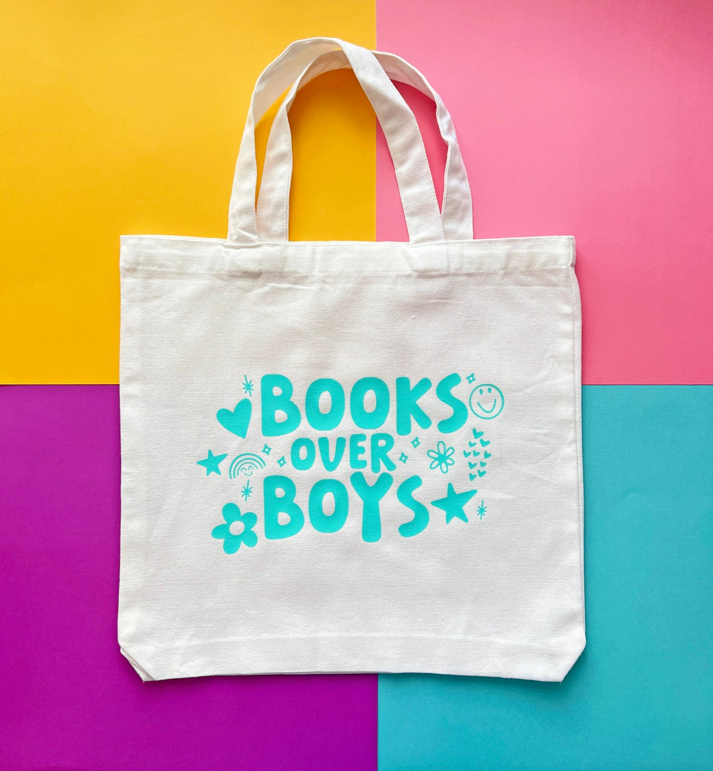 Books Over Boys Tote Bag