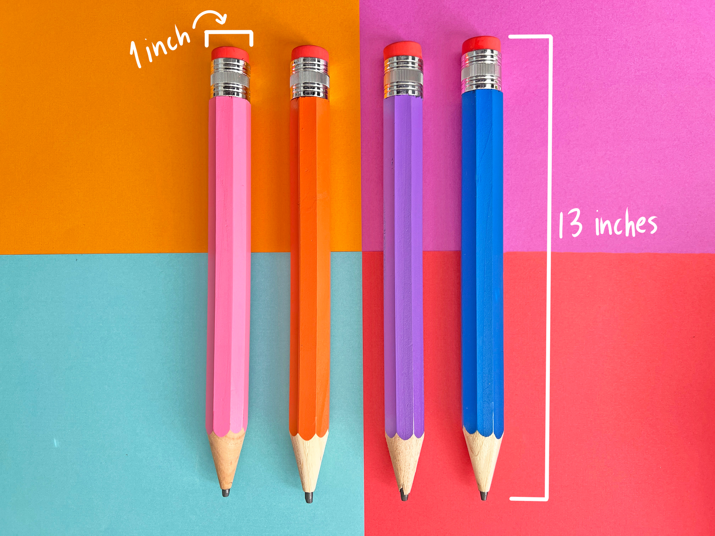 Oversized Pencil – Jumbo Working Pencil with Eraser