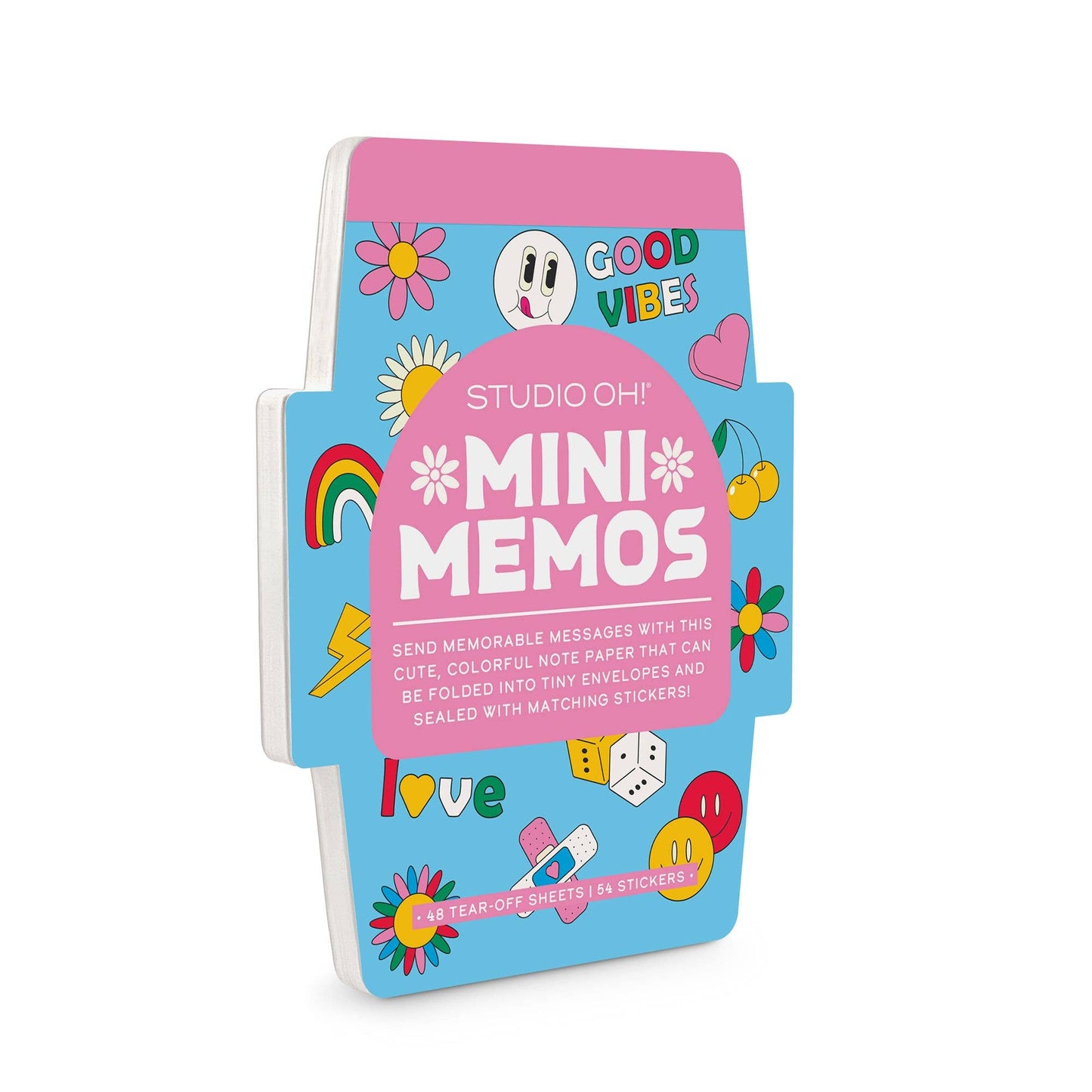 Mini Memo Note Set – Tear-Off Sheets with Stickers for Encouragement & Fun