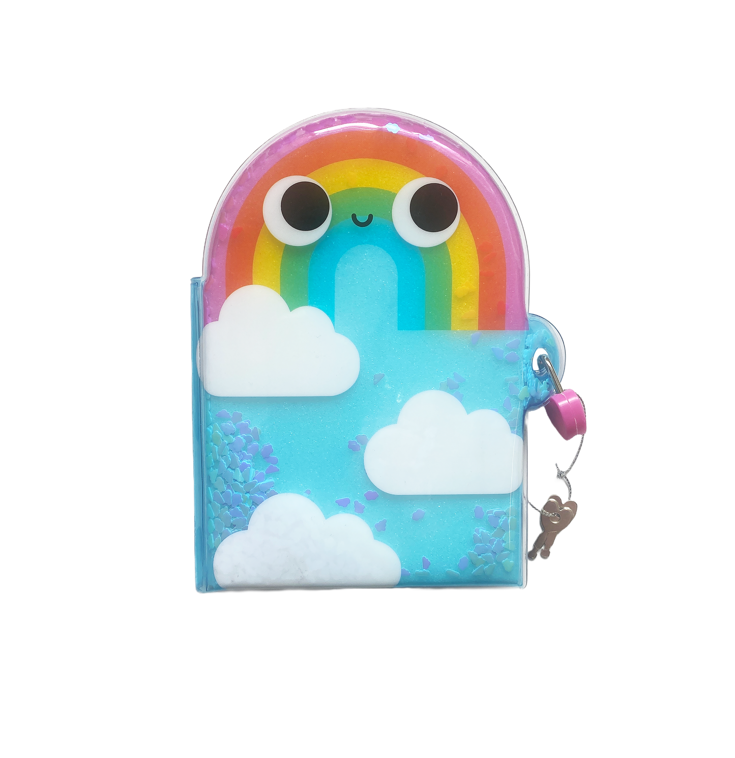 Rainbow Glitter Lockable Diary | Children’s Stationery