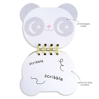 Kawaii Panda A6 Jelly Notebook | Novelty Stationery