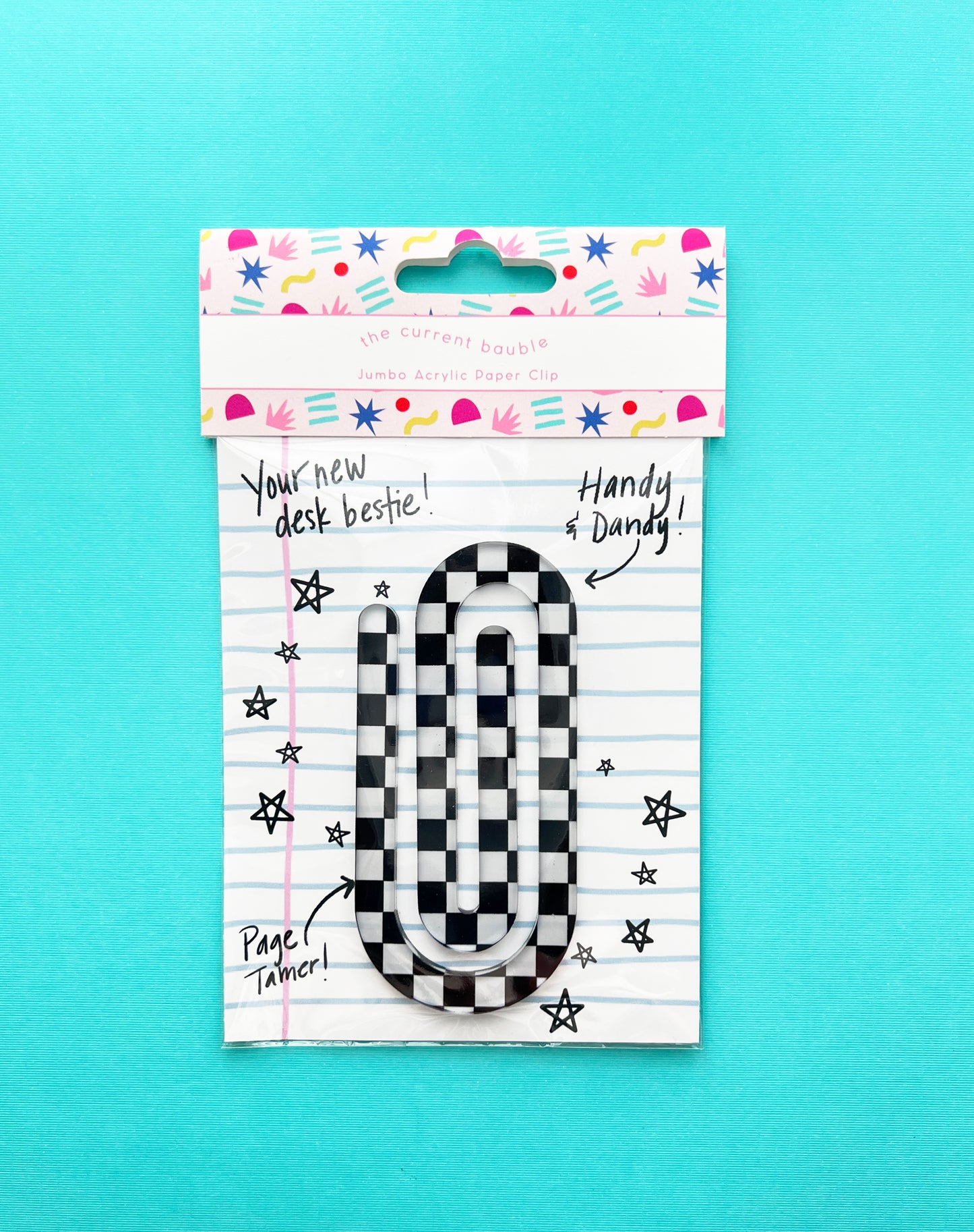 Jumbo Acrylic Paper Clip