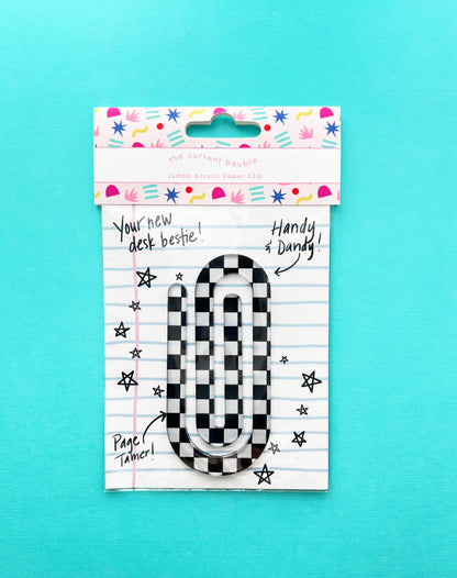 Jumbo Acrylic Paper Clip
