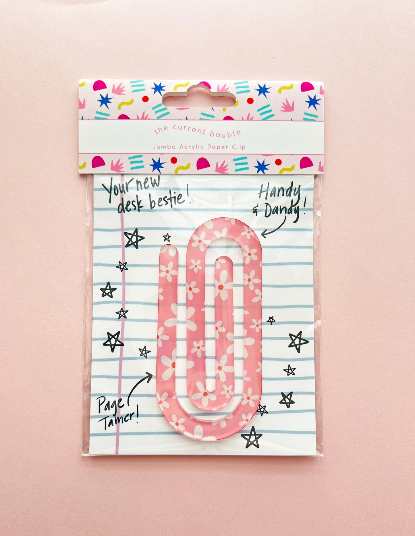 Jumbo Acrylic Paper Clip
