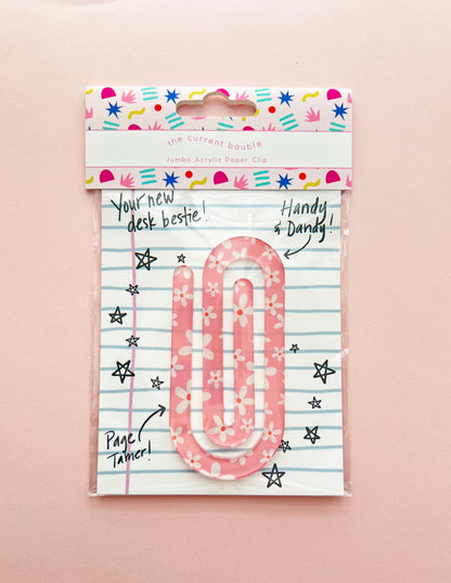 Jumbo Acrylic Paper Clip
