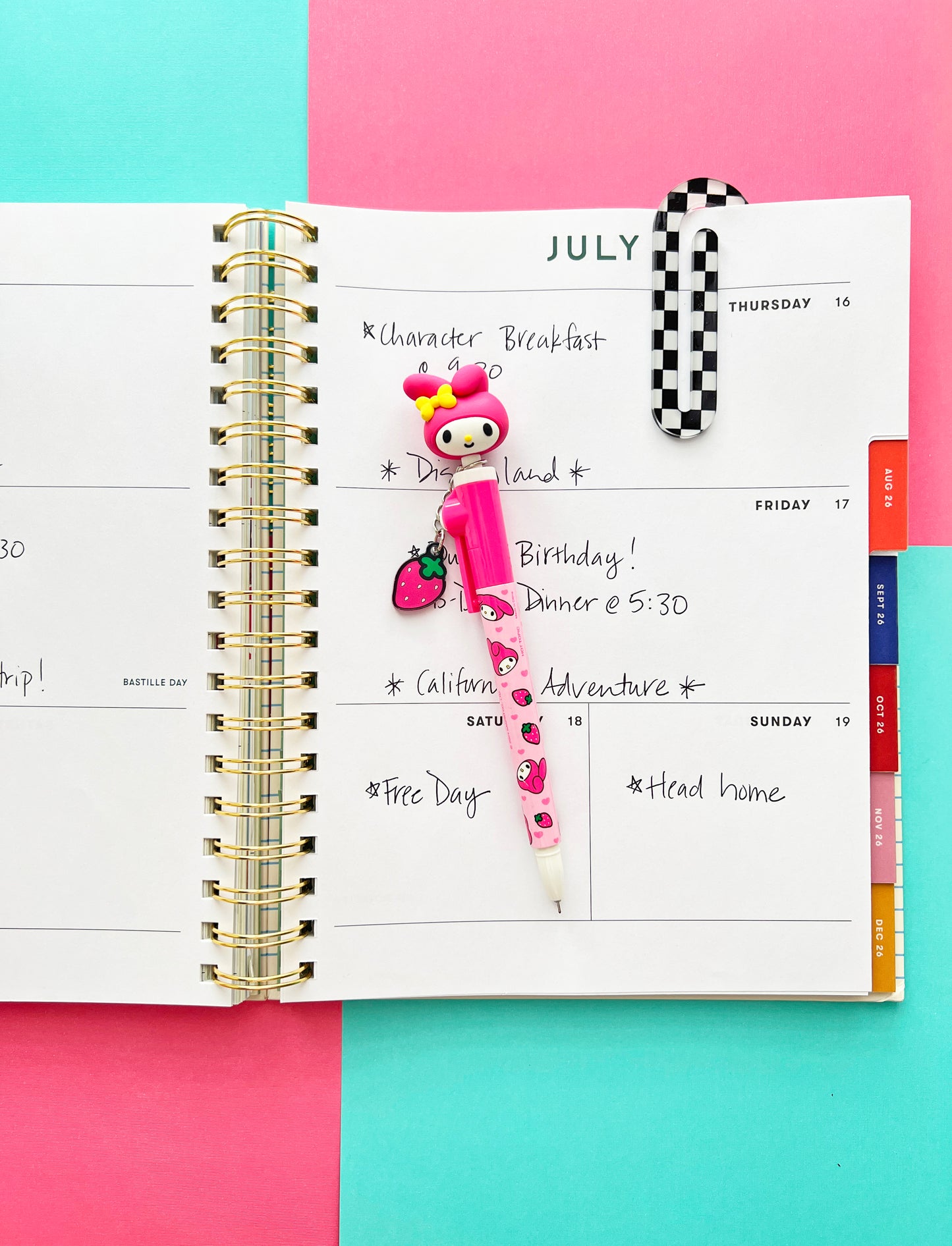 Jumbo Acrylic Paper Clip