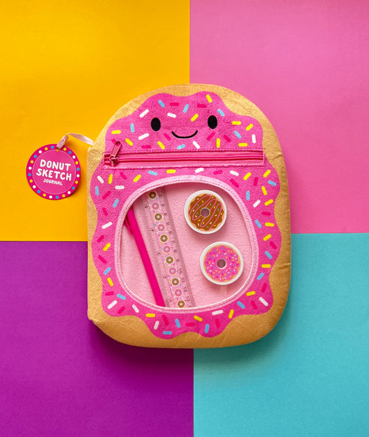 Kawaii Themed Donut Sketch Journal Set