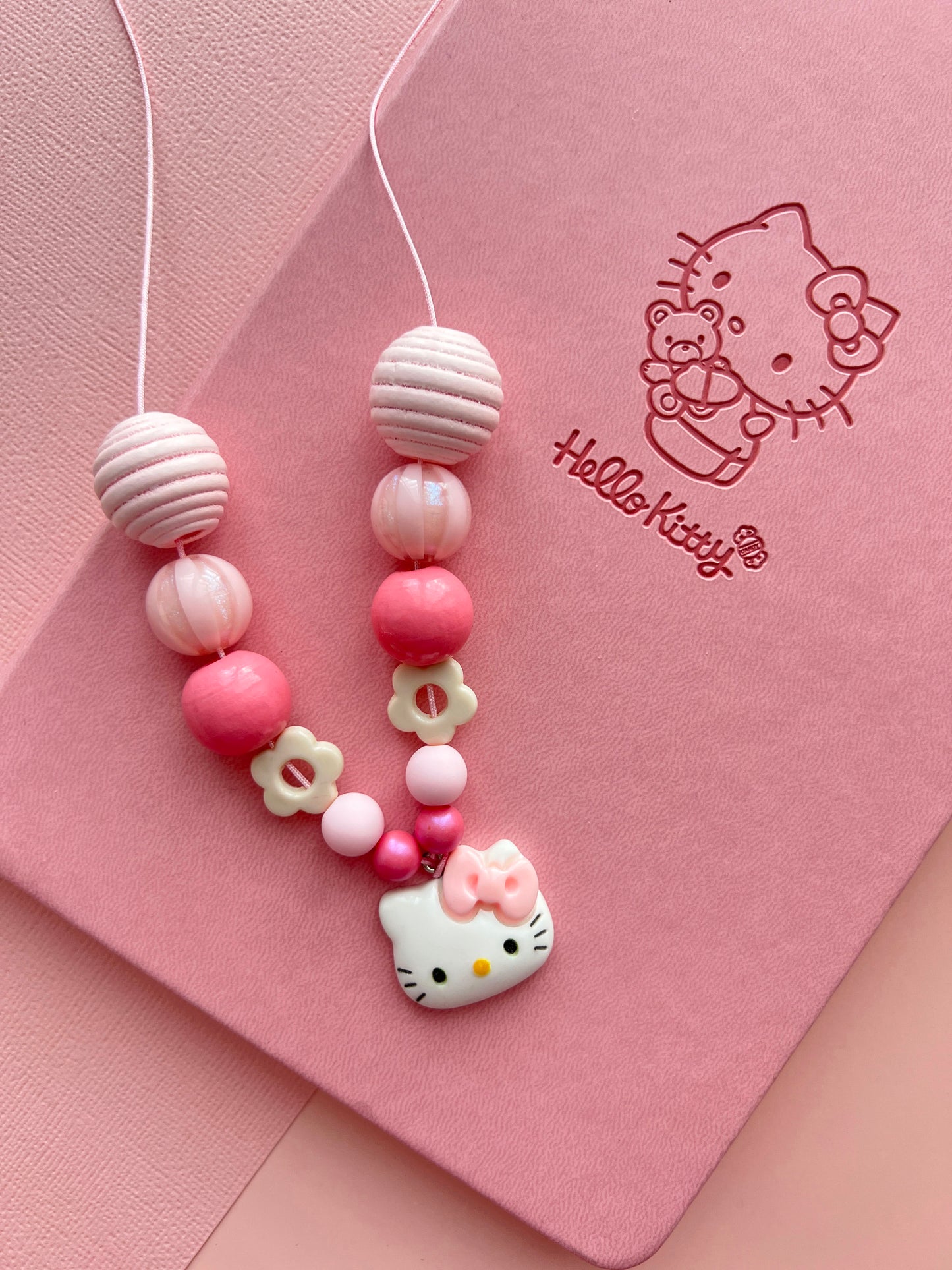 Hello Kitty Charm Beaded Necklace