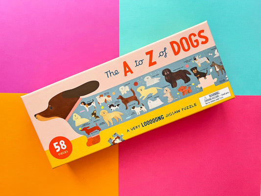 The A to Z of Dogs 58 Piece Puzzle