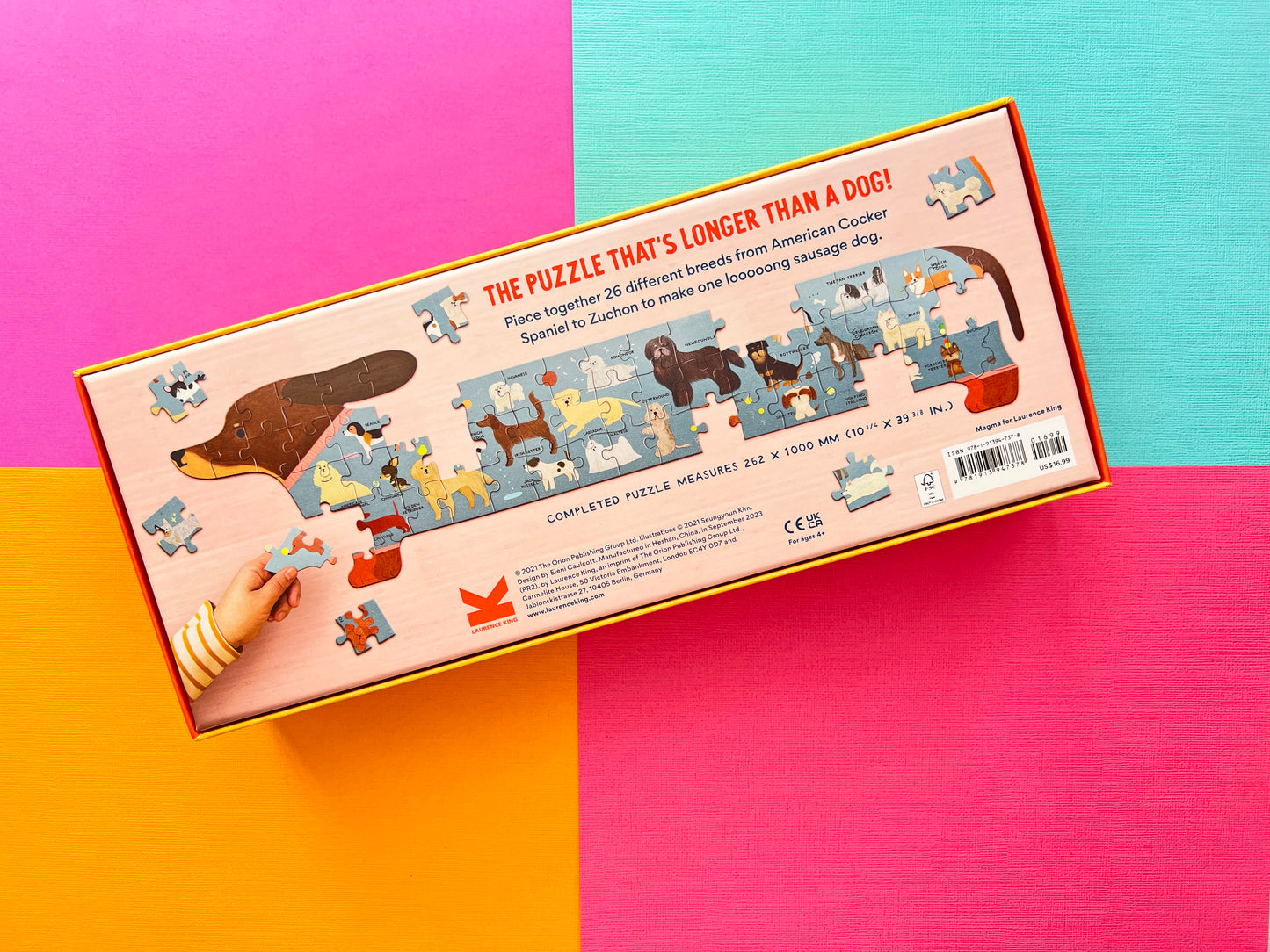 The A to Z of Dogs 58 Piece Puzzle