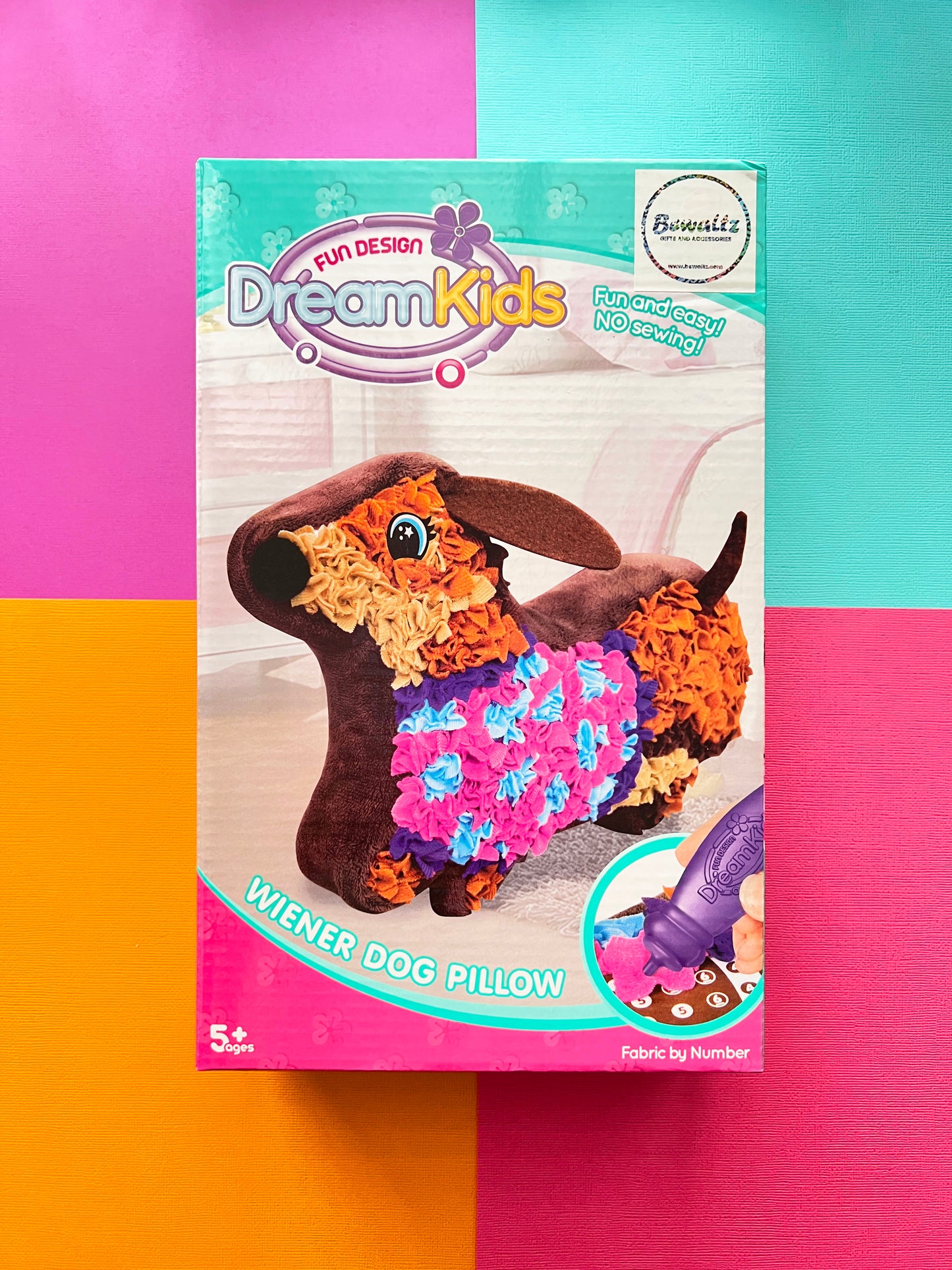 DIY Dog Pillow Kit for Kids – No Sew Dachshund Craft Activity & Creative Gift