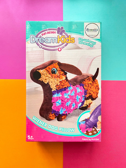 DIY Dog Pillow Kit for Kids – No Sew Dachshund Craft Activity & Creative Gift