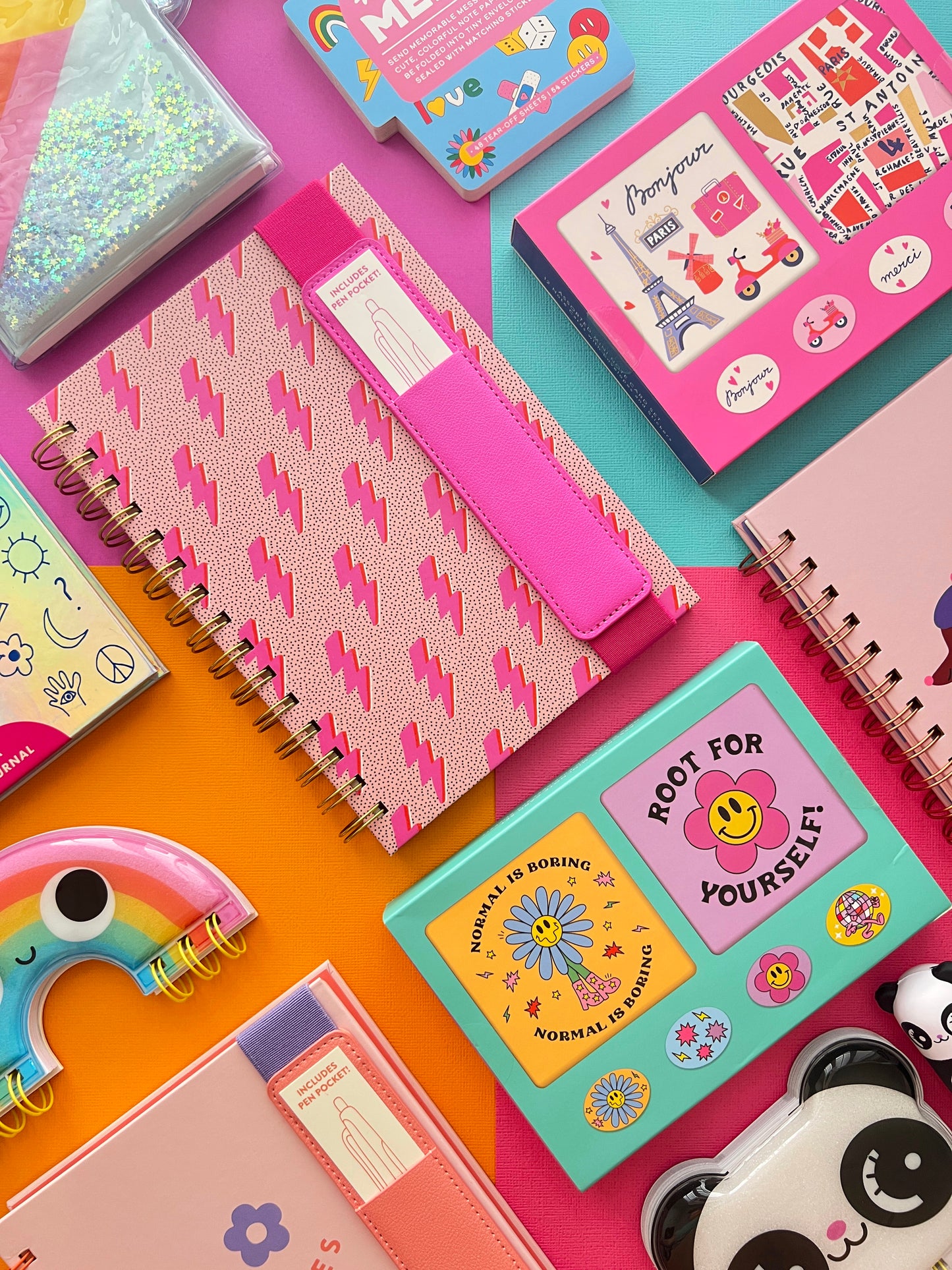 Charged Up Oliver Notebook with Pen Pocket