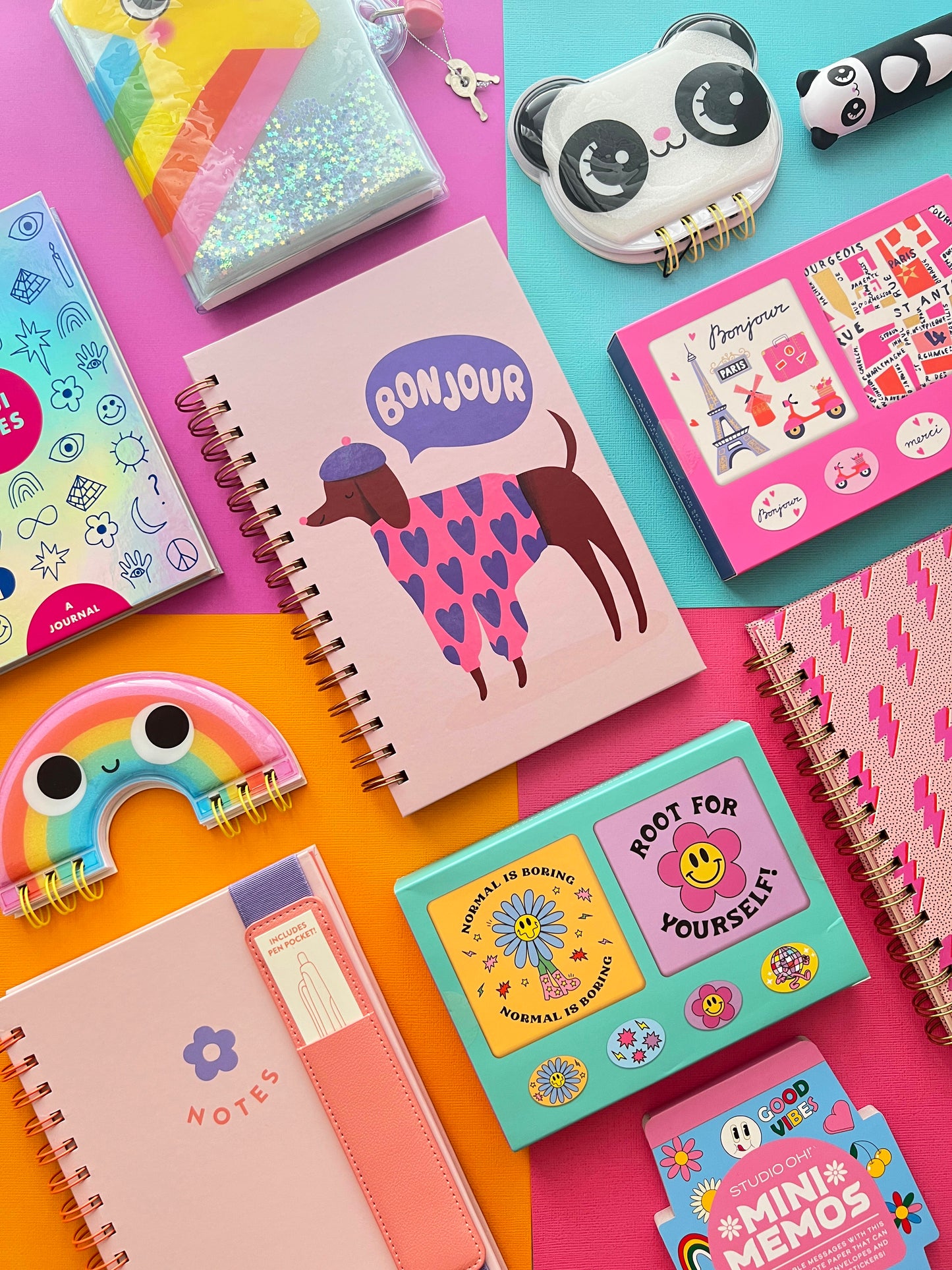 Bonjour Dog Spiral Notebook – Parisian Puppy Journal