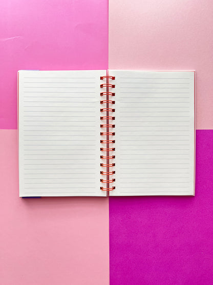 Notebook with Pen Pocket – Hardcover Journal with Elastic Band & Vegan Leather Pouch