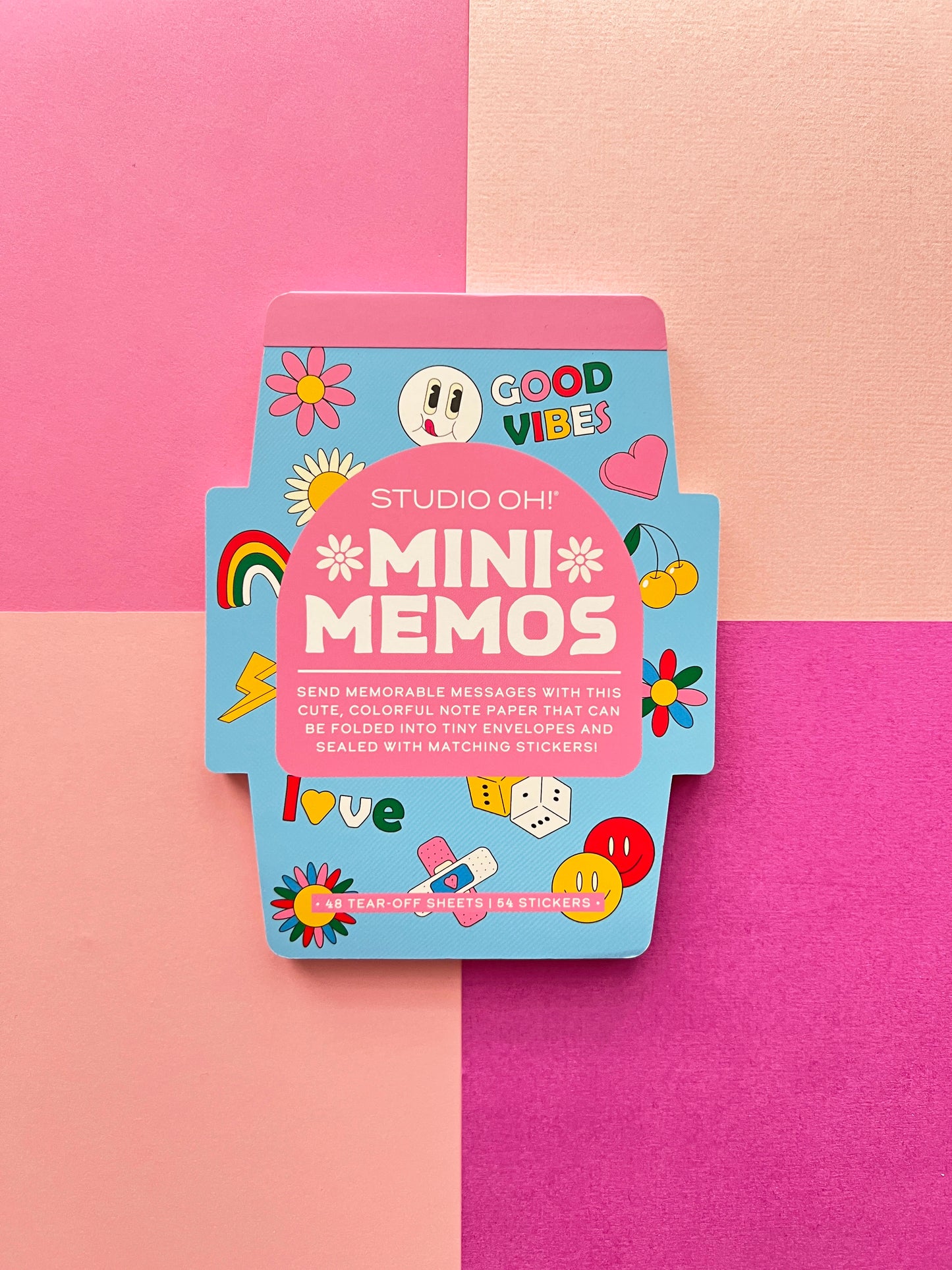Mini Memo Note Set – Tear-Off Sheets with Stickers for Encouragement & Fun