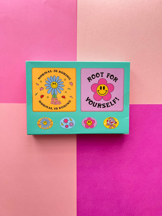 Be the Sunshine Mini Note Card Set with Stickers