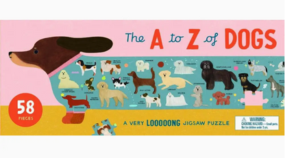The A to Z of Dogs 58 Piece Puzzle