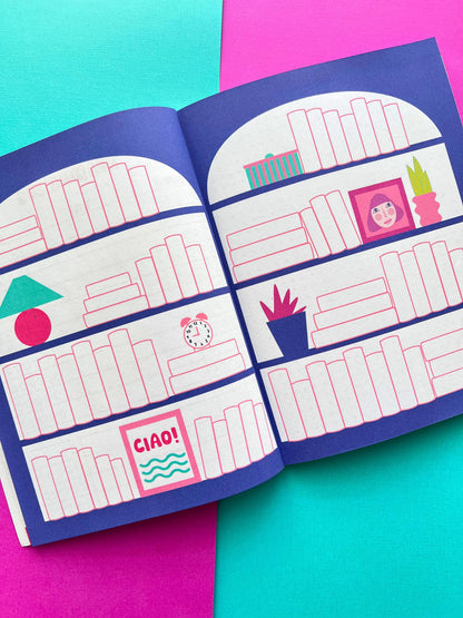 Girls Reading Journal Set  Summer Book Tracker, Bookmark, Jumbo Pencil, Lip Balm Keychain
